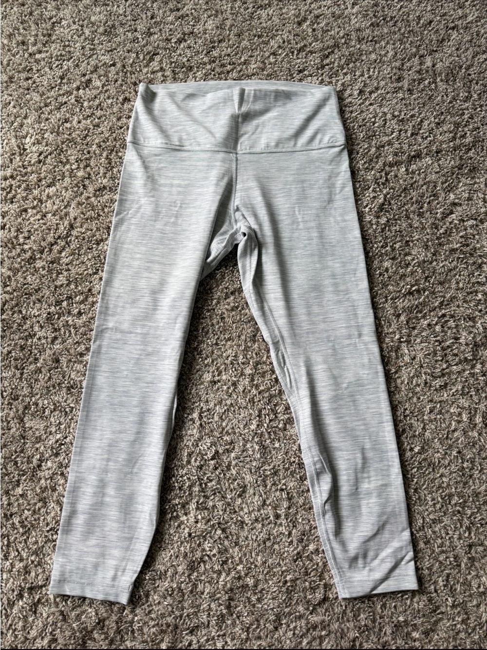 lululemon athletica Light Gray Heather High-Rise Leggings